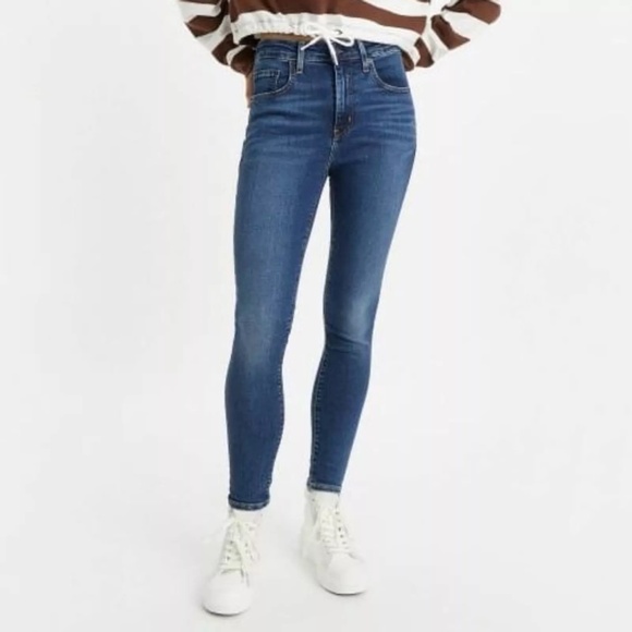 Levi's Premium 721 High Rise Skinny Jeans 26 - Picture 1 of 7